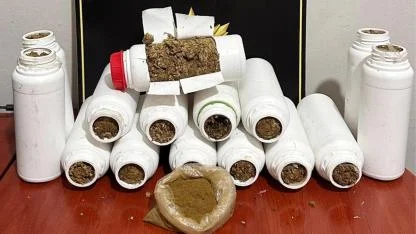 Şanlıurfa'da 7 kilo skunk ele geçirildi