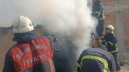 Şanlıurfa’da bir meskende korkutan yangın