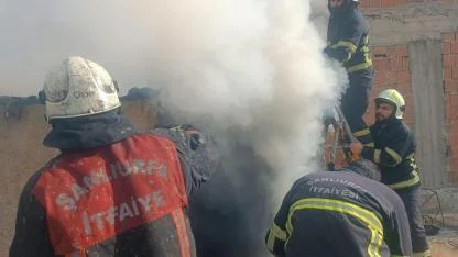 Şanlıurfa’da bir meskende korkutan yangın