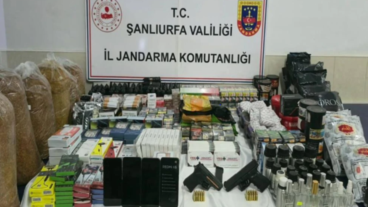 Şanlıurfa&#039;da jandarmadan kaçakçılık operasyonu