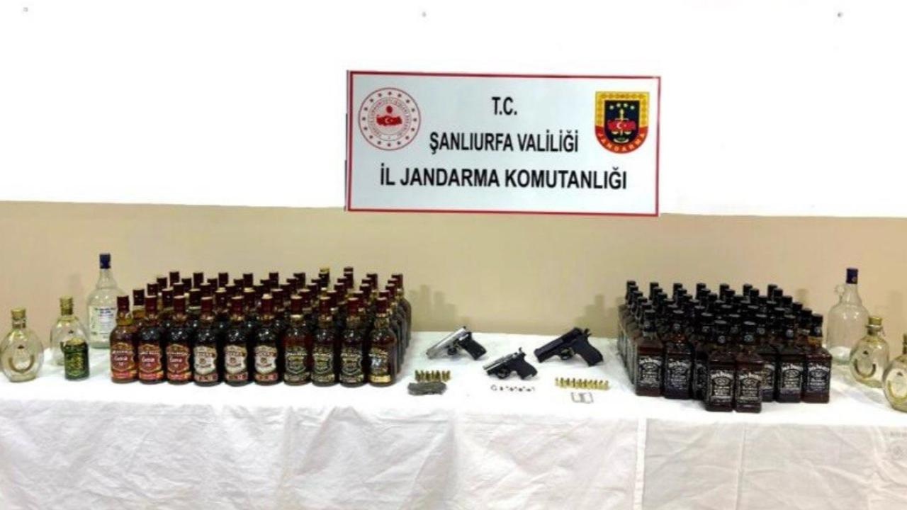 Şanlıurfa&#039;da silah ve sahte içki operasyonu: 1 gözaltı
