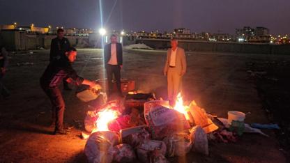 Viranşehir'de 1 ton kaçak et ele geçirildi