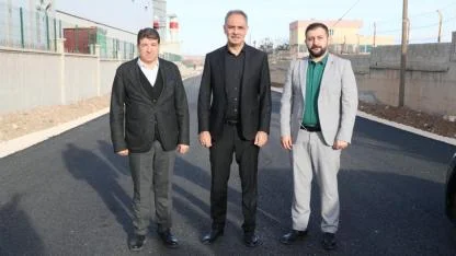 Başkan Kuş, yol çalışmalarını yerinde inceledi