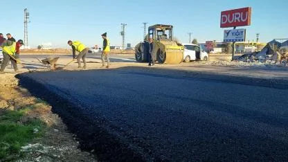 Eyyübiye Akçamescit’te asfalt yol çalışması tamamlandı