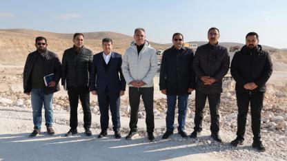 Eyyübiye kırsalında yol yapım çalışmaları başladı