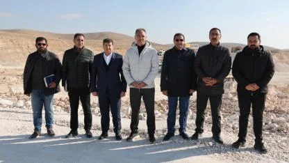 Eyyübiye kırsalında yol yapım çalışmaları başladı