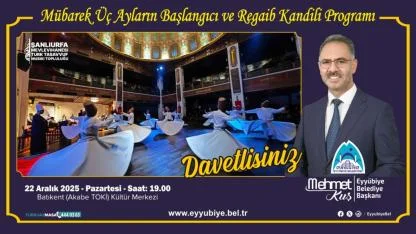 Maneviyatın başkentinde üç aylar karşılanıyor