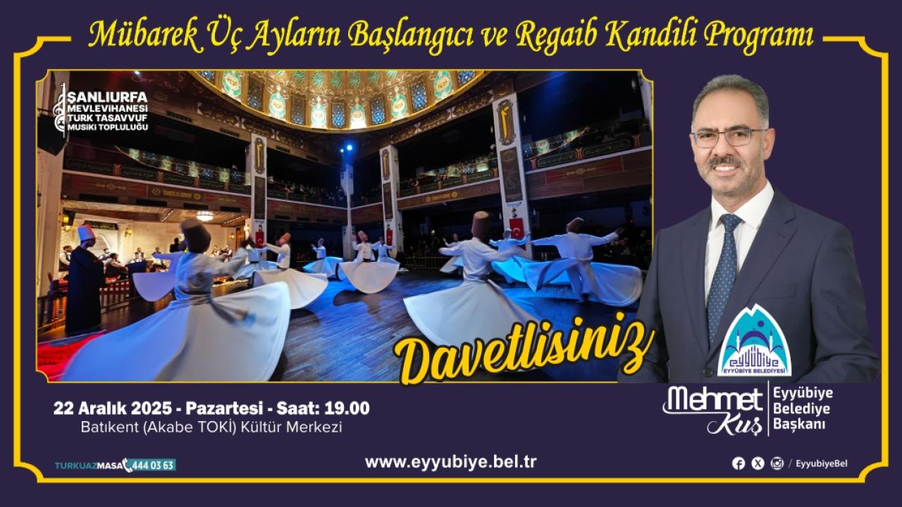 Maneviyatın başkentinde üç aylar karşılanıyor