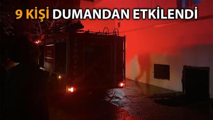 Şanlıurfa'da bir apartmanda yangın çıktı