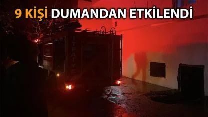 Şanlıurfa'da bir apartmanda yangın çıktı