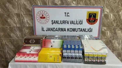 Şanlıurfa’da çok sayıda kaçak ürün ele geçirildi