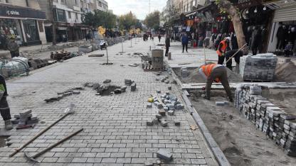 Şanlıurfa’da divanyolu modern bir görünüme kavuşuyor