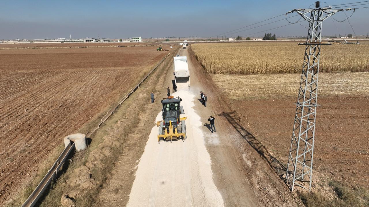 Şanlıurfa’da kırsal yollar yenileniyor