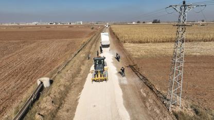 Şanlıurfa’da kırsal yollar yenileniyor