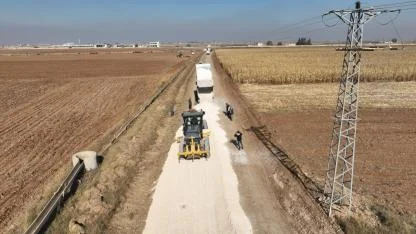 Şanlıurfa’da kırsal yollar yenileniyor