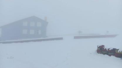 Karacadağ'da kar yağışı başladı