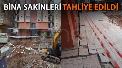 Şanlıurfa'da kazı sırasında istinat duvarı çöktü