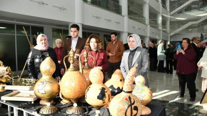 Şanlıurfa’da üç boyutlu el sanatları sergisi