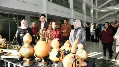 Şanlıurfa’da üç boyutlu el sanatları sergisi