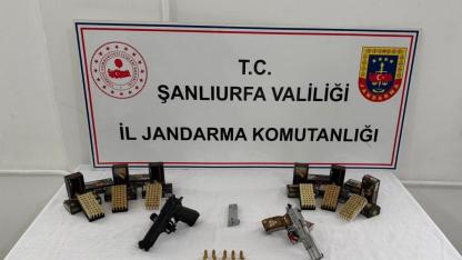 Şanlıurfa’daki operasyonda çok sayıda silah ele geçirildi: 4 gözaltı