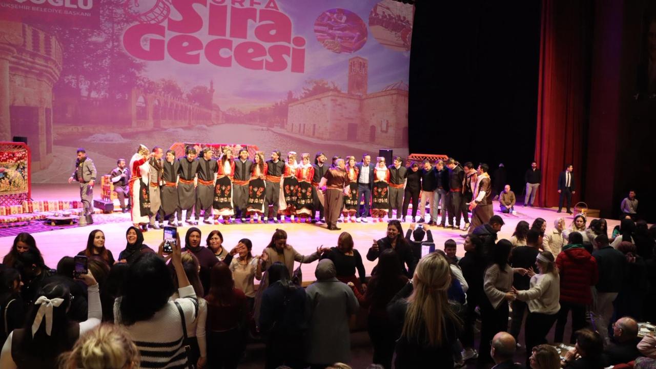 Urfa sıra gecesi ile kültürler buluştu