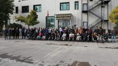 Viranşehir Belediyesinden engelli bireylere destek