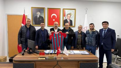 Viranşehir Belediyespor’dan Gençlik ve Spor Müdürlüğüne ziyaret