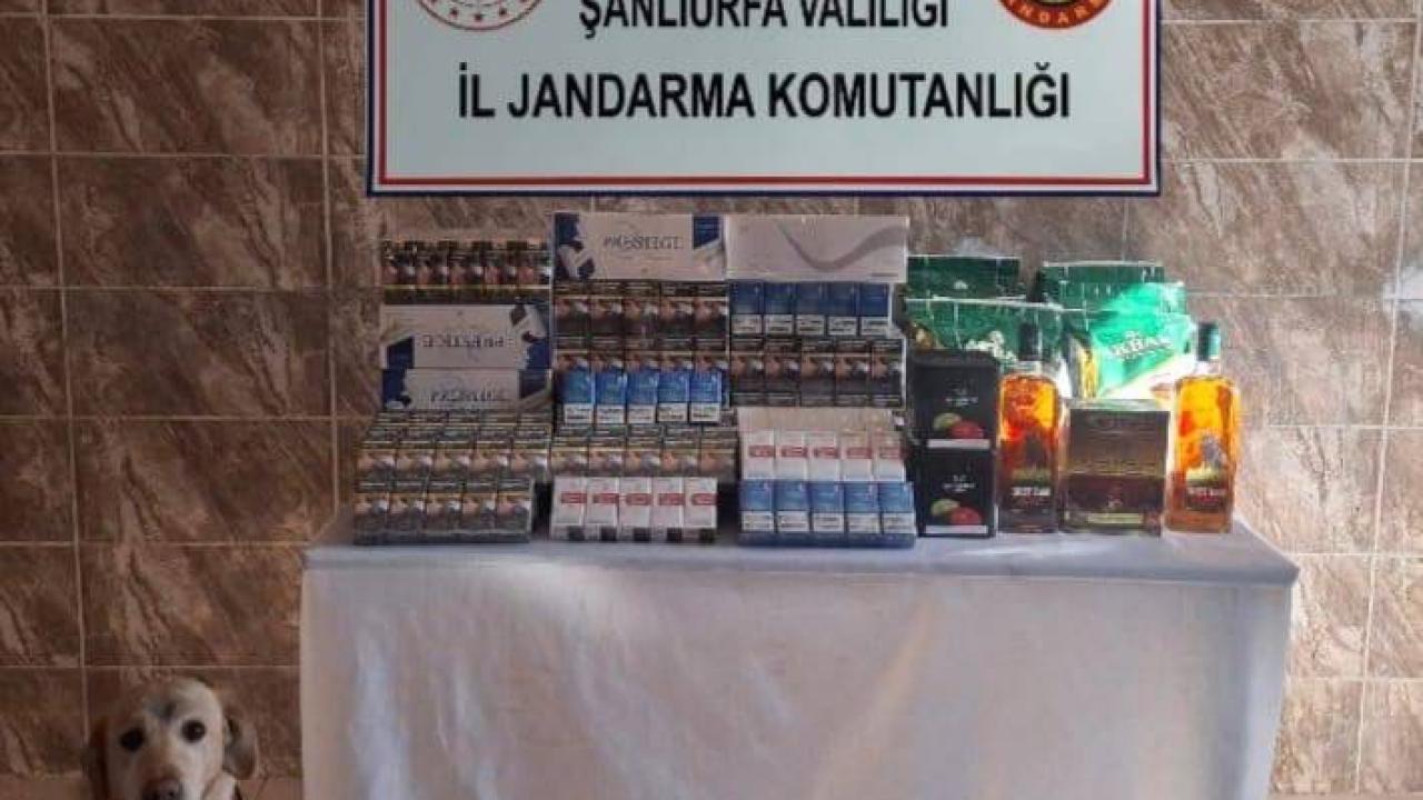 Viranşehir’de binlerce paket kaçak ürün ele geçirildi