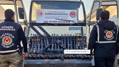 Akçakale sınırında ülkeye mühimmat geçirmeye çalışan şahıs yakalandı