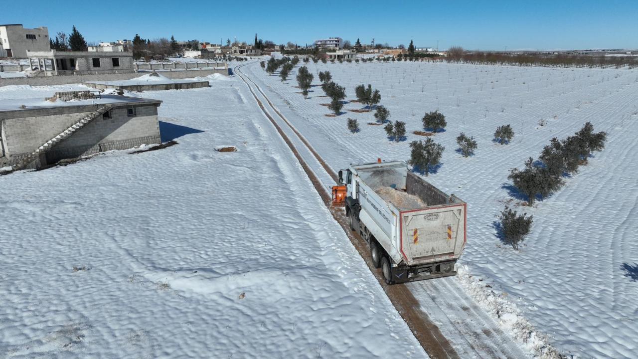 Büyükşehir Belediyesi, kırsal yolları açıyor
