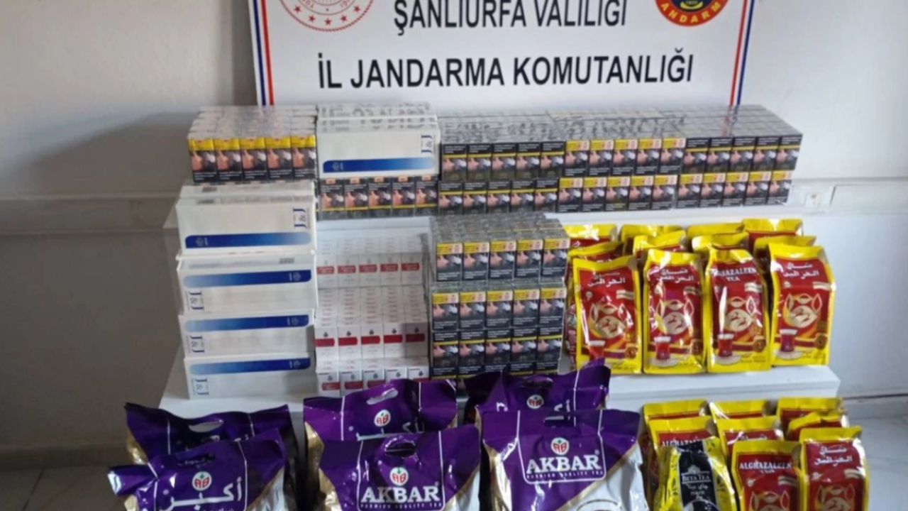 Şanlıurfa'da jandarmadan kaçakçılık operasyonu: 8 gözaltı