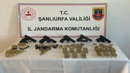 Şanlıurfa’da ruhsatsız silah operasyonu: 4 gözaltı