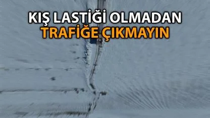 Şanlıurfa'ya kar uyarısı