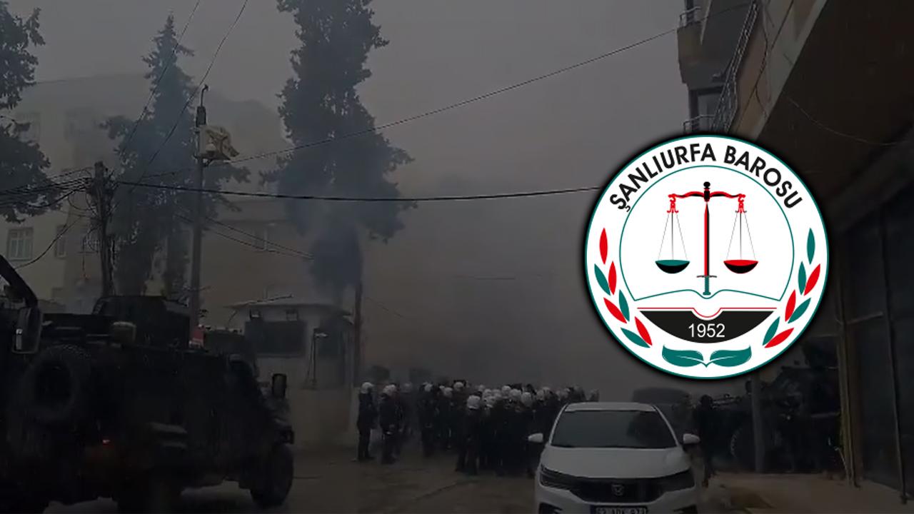 Suruç'taki polis müdahalesine barodan tepki