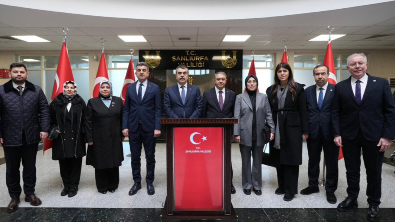 Bakan Tekin’den Şanlıurfa Valiliği’ne ziyaret