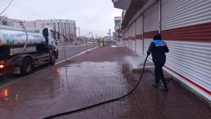 Eyyübiye’de temizlik seferberliği sürüyor