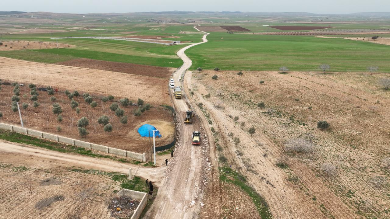 Haliliye’de 4 kilometrelik yol daha güvenli hale getiriliyor