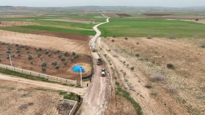 Haliliye’de 4 kilometrelik yol daha güvenli hale getiriliyor