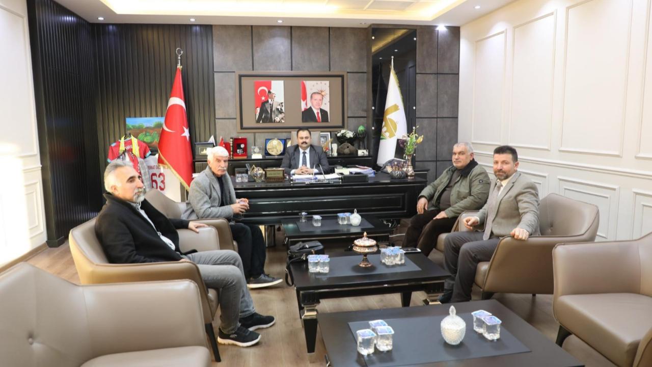 Kent Konseyi Üyelerinden Eş Başkan Serhat Dicle İnan’a ziyaret