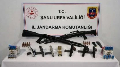 Şanlıurfa’da ruhsatsız silah operasyonu: 8 şahsa adli işlem