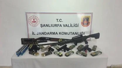 Şanlıurfa’da silah kaçakçılığı operasyonu: 1 gözaltı