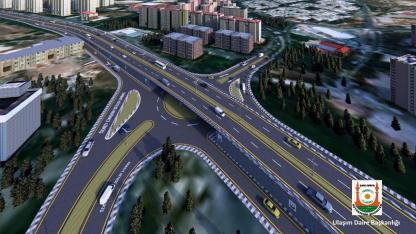 Evren sanayi köprülü kavşakları hayata geçiyor