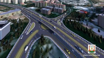 Evren sanayi köprülü kavşakları hayata geçiyor