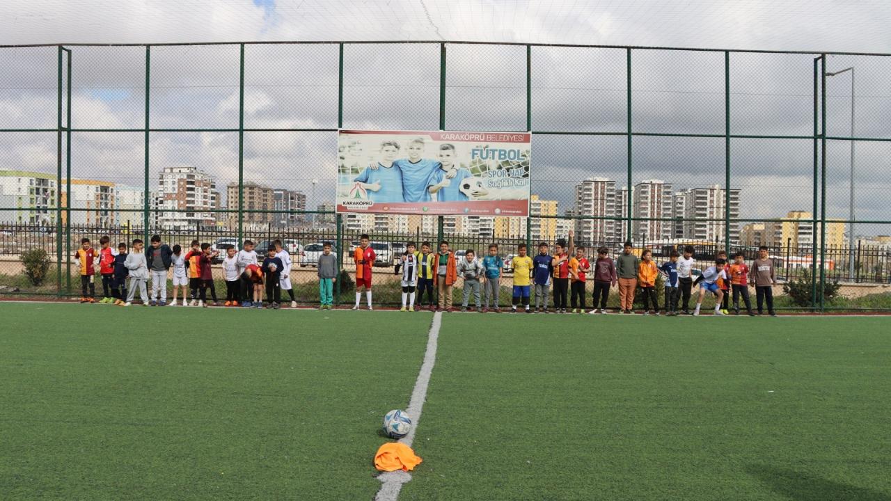 Karaköprü’de çocuklar sporla büyüyor