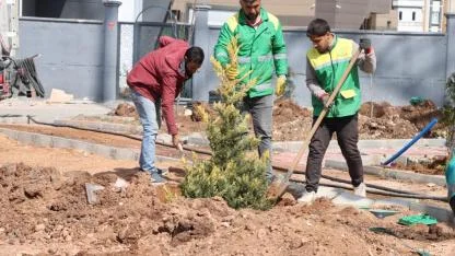 Karaköprü’de parklar yaz sezonuna hazırlanıyor