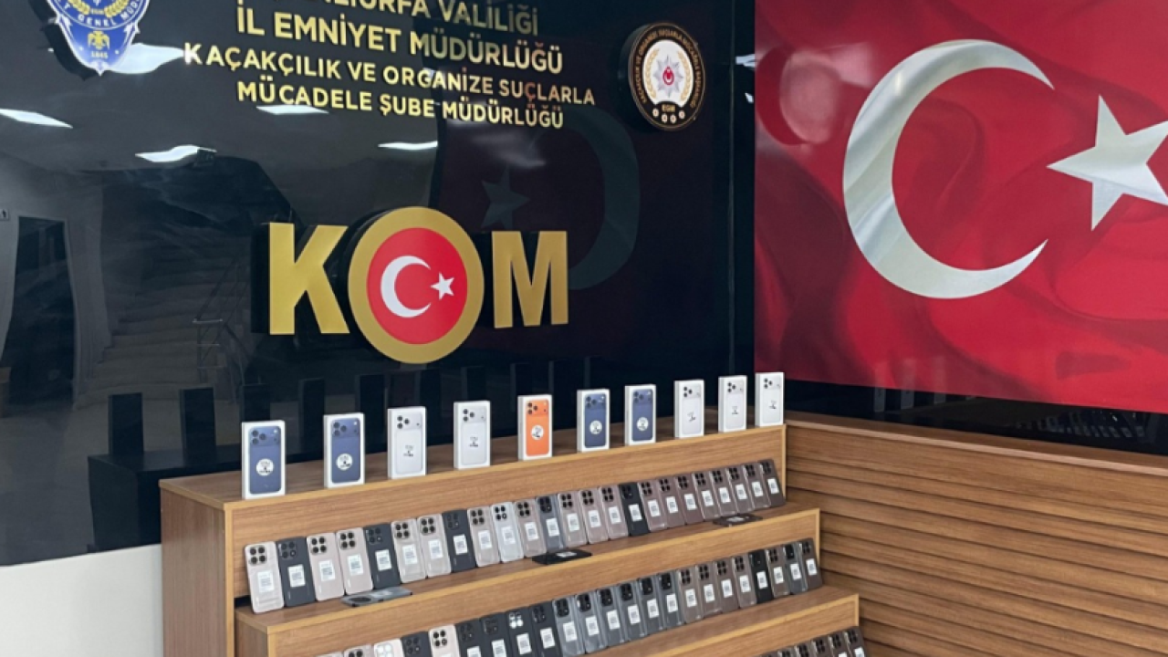 Şanlıurfa’da 280 kaçak telefon ele geçirildi