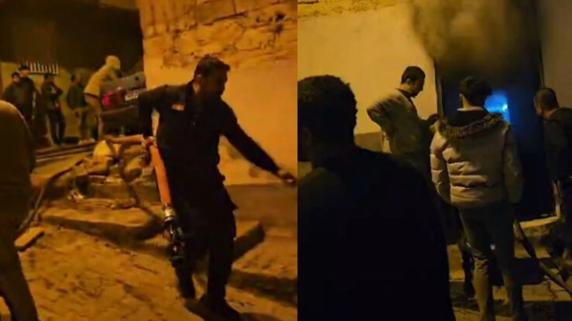 Şanlıurfa’da bir ikamette çıkan yangından 4 kişi etkilendi