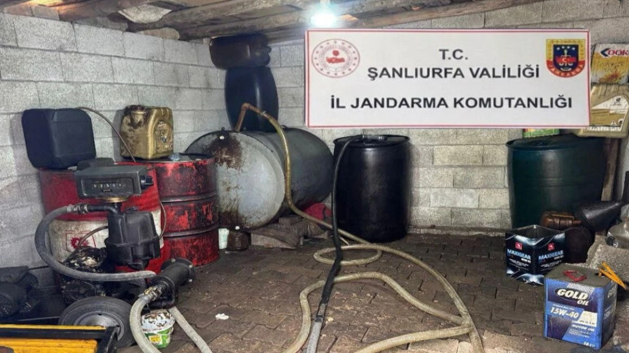Şanlıurfa’da kaçak akaryakıt operasyonu: 1 gözaltı