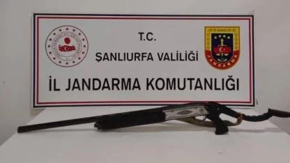 Şanlıurfa’da ruhsatsız silah operasyonu: 3 gözaltı