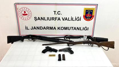 Şanlıurfa'da ruhsatsız silah operasyonu